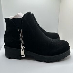 DUNES Women's Slip on Boot 11 BLACK